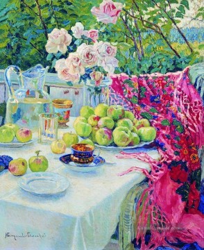 Blumen Werke - Stillleben 1 Nikolay Bogdanov Belsky blüht Impressionismus